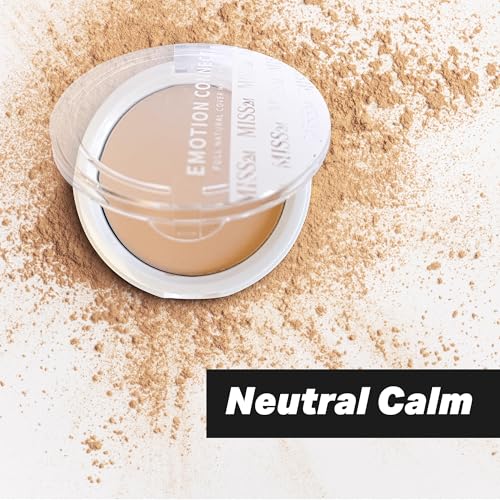 Sheer Pressed Setting Powder and Poreless Blurring Powder for Shine Control | Emotion Connect Cosmetics: 02 Neutral Calm, 0.35 Oz