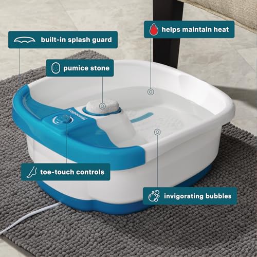 Homedics Bubble Mate Foot Spa with Heat & Massage Jets