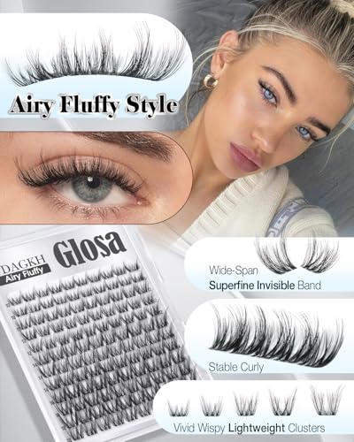 Glosa Lash Clusters 10-18mm Wispy Eyelash Extensions