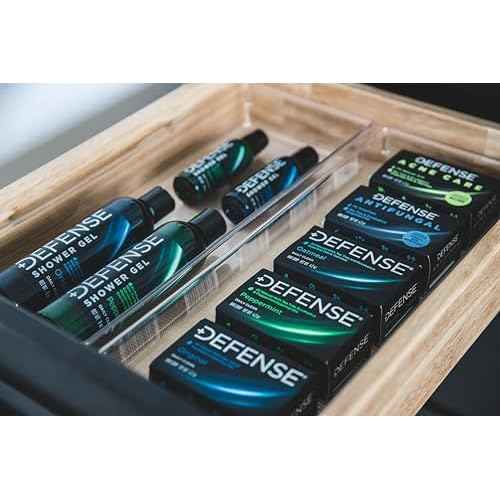 Defense Soap Variety Gift Set | Tea Tree, Peppermint, Oatmeal All Natural Bar Soap, Organic Travel Body Wash, Individual Body Wipes