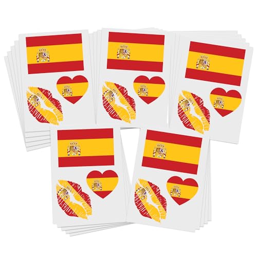 75 World Flag Temporary Tattoos - 25 Countries