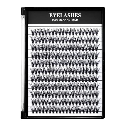 Vayator Large Tray 220 Cluster/Box Eyelashes 0.07 Thickness Eyelashes Individual Eyelash False Eyelashes Extension Eyelash 10D/20D/40D/50D Eyelash (13mm）