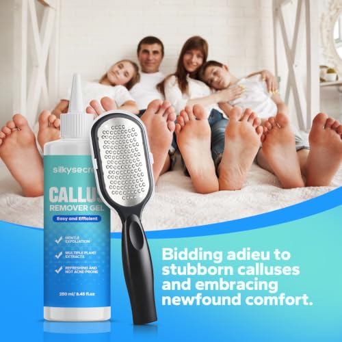 SilkySecret Callus Remover Gel for Feet - Extra Strength Foot Softening & Cracked Heel Treatment
