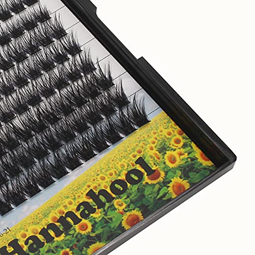 10Rows,Large Pack Grafting Mixed 10-12-14-16mm/14-16-18mm/12-14-16mm Wide Stem Cluster Eyelashes D Curl Individual False Eyelashes Home DIY Eye Lashes Extensions (mixed 10-12-14-16mm)