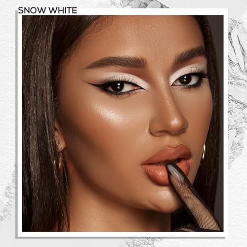 MAKI YIKA Long Lasting White Matte Eyeshadow for Women