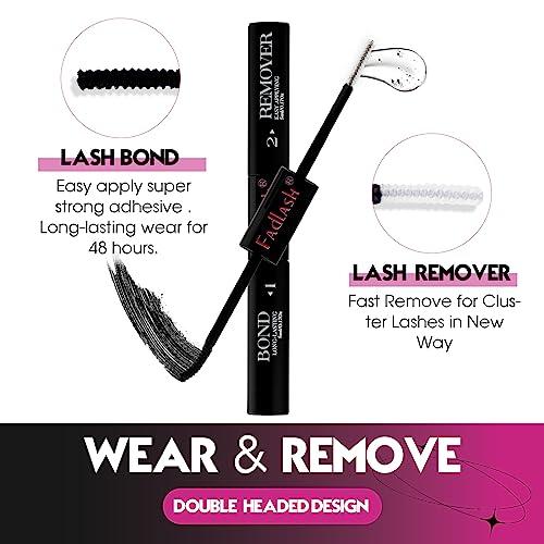 FADLASH Cluster Lash Bond & Remover 2-in-1 Adhesive Kit