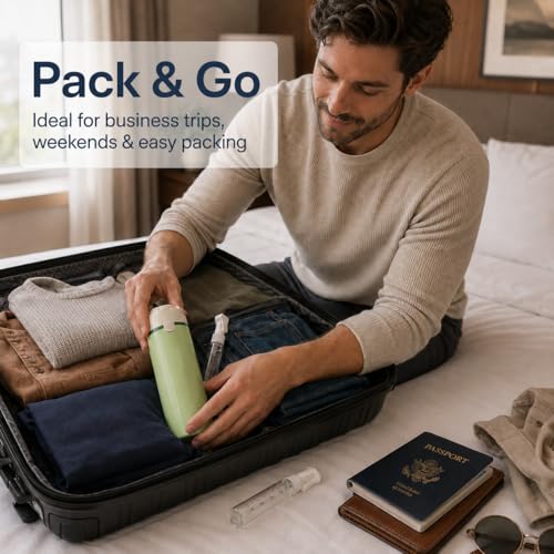 Aida & Hani 4-in-1 Travel Dispenser Bottles, 30ml Leak-Proof