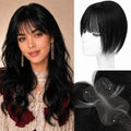 Hair Topper for Women 10" Real Human Hair French Bangs