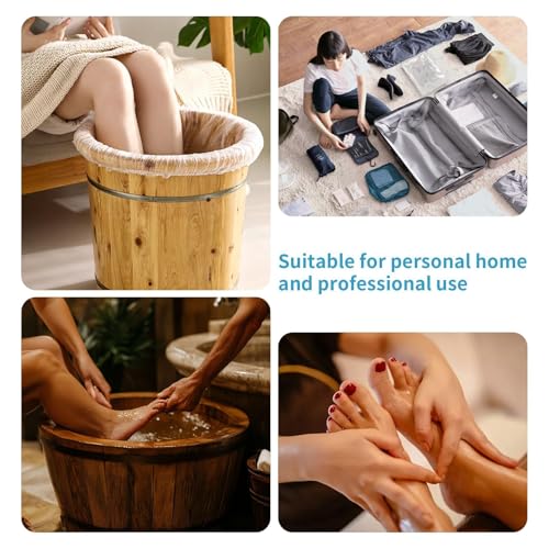 25 Disposable Pedicure Liners for Foot Soaking Spa Tub