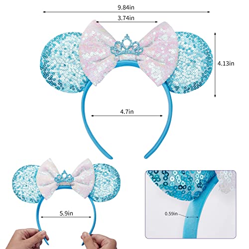 Sparkle Mouse Ears Headband for Women & Girls