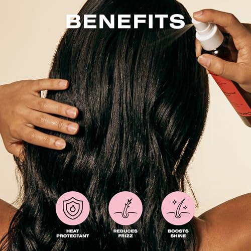 Ceremonia Guava Rescue Spray | UV + Heat Protective Detangler, 6.7 fl
