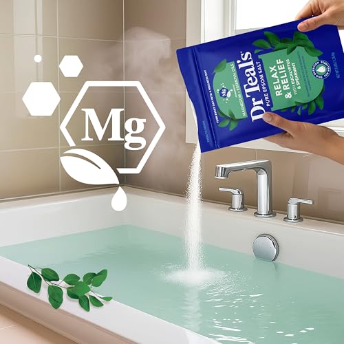 Epsom Salt Soak with Eucalyptus & Spearmint - 3 lb Pack of 4