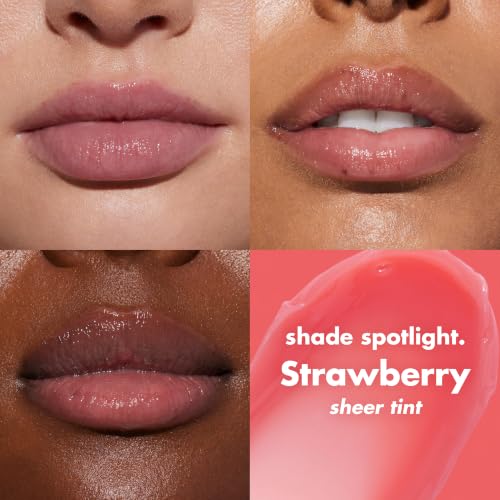 e.l.f. Squeeze Me Lip Balm Strawberry 0.21oz - Hydrating & Sheer Color