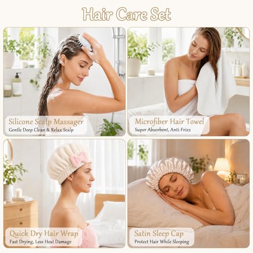 20-Piece Hair Care Gift Set for Women - Self Care Essentials