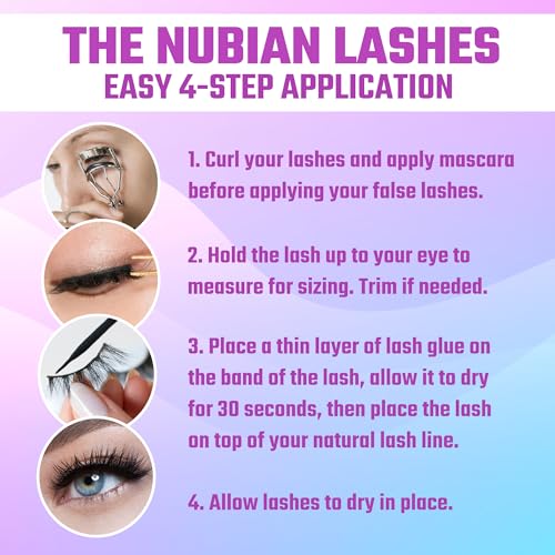 Juvia's Place Nubian Kush Eyelashes - Reusable Vegan Mink Lashes