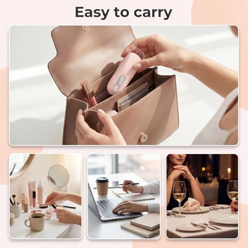 Heated Eyelash Curler - 24-Hour Curl, Anti-Scald, Mini Design