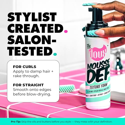 The Doux Mousse Def - Curl Styling Foam for Textured Hair