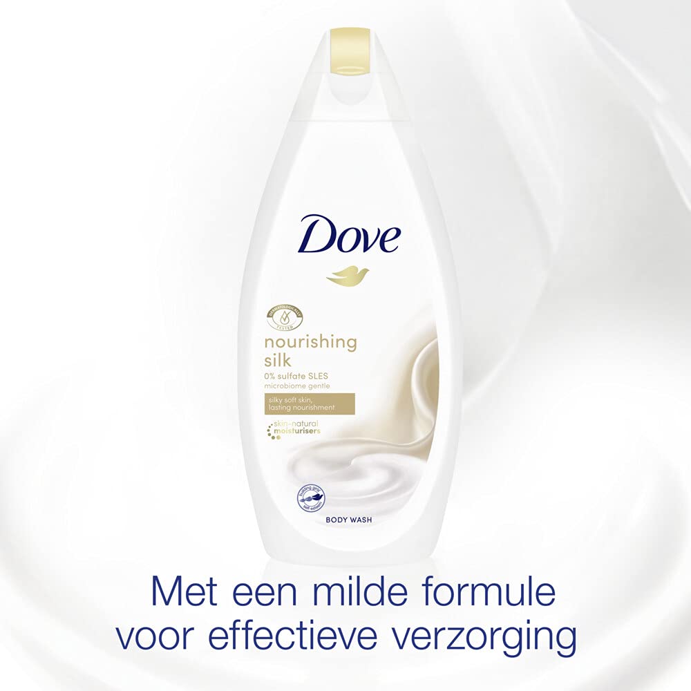 Dove, silk glow nourishing body wash - 500 ml, pack of 3