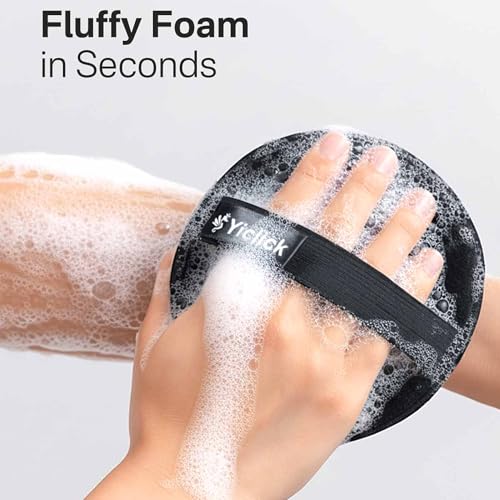 Yiclick Exfoliating Body Scrubber 2-Pack with Handle