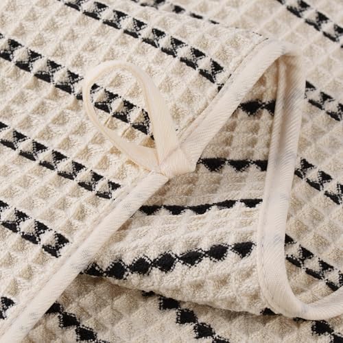 POLYTE Microfiber Waffle Wash Cloth 13x13 in | 4 Pack