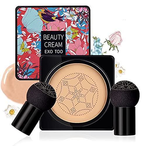 Mushroom Head Air Cushion CC Cream Foundation with Sponge Puff
