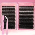 Lash Clusters Kit 640Pcs DIY Eyelash Extensions with Bond & Seal