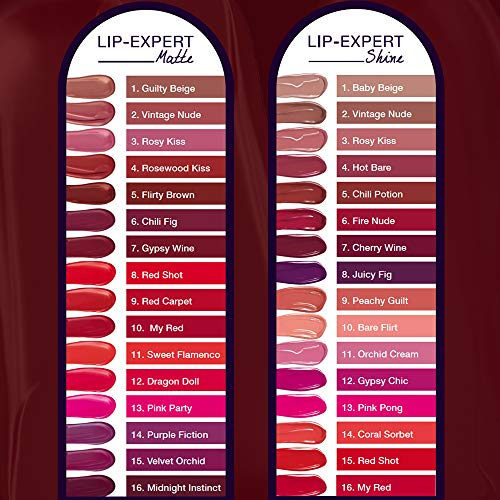 By Terry Lip-Expert Matte Liquid Lipstick, Vibrant & Kiss-Proof Lips, Highly Pigmented, Long Lasting, My Red, 0.14 fl oz