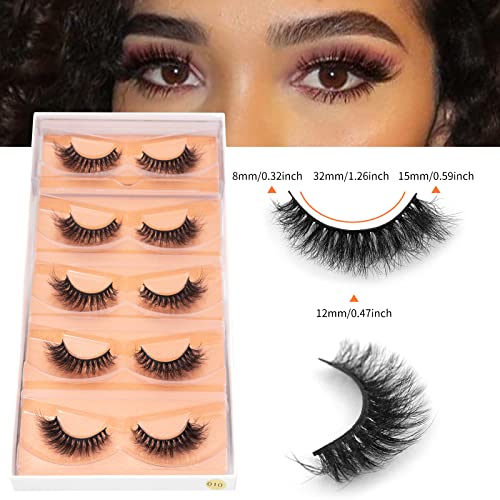 DYSILK Mink Lashes Fluffy Eyelashes Fake Eyelashes Manga Lashes Extension Kit