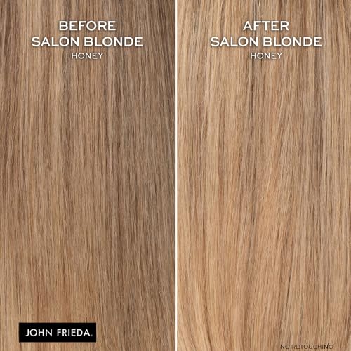 John Frieda Salon Blonde Honey Tone Perfecting Treatment with Protein-Peptide Complex, Hair Toner, Toner for Blonde Hair 4 fl oz