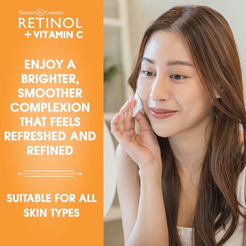 LIVAURA Retinol + Vitamin C Face Toner for Brightening & Anti-Aging ? Hydrating Toner to Reduce Fine Lines & Dark Spots ? Suitable for All Skin Types ? 200 mL