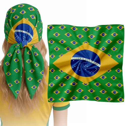 Flag Head Scarf for Women 27.5" - Mesh Square Bandana