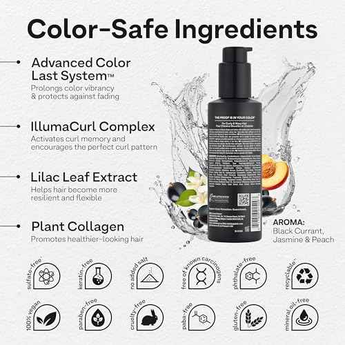 Colorproof Tru Curl Enhancing Cr?me 6.4 Fl oz. Curl Creme with Black Currant, Jasmine & Peach Scent, Anti-Frizz, Humidity Control & Nourishing Curl Cream for Curly Hair Formula