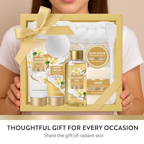 Spa Luxetique Vanilla Bath & Body Gift Set 8pcs