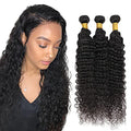 14" Deep Wave Human Hair Bundles Brazilian Virgin 3-Pack