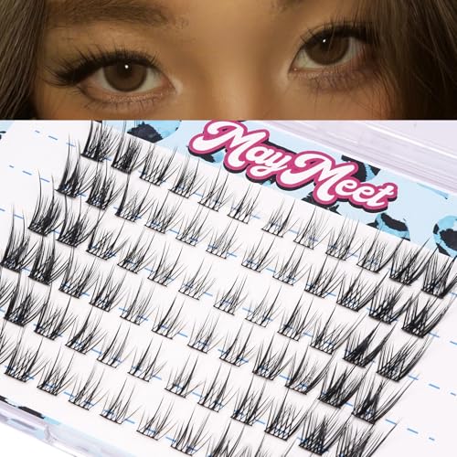 Cat Eye Lash Clusters - J Curl 12-14mm Wispy False Eyelashes
