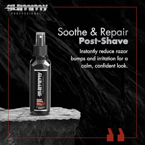 Gummy Professional Bump Repair & Ingrown Hair Spray for Men and Women ? Lightweight Post Shave Grooming Spray for Smooth Skin After Shaving and Waxing on Face and Body ? Travel Size 100ml