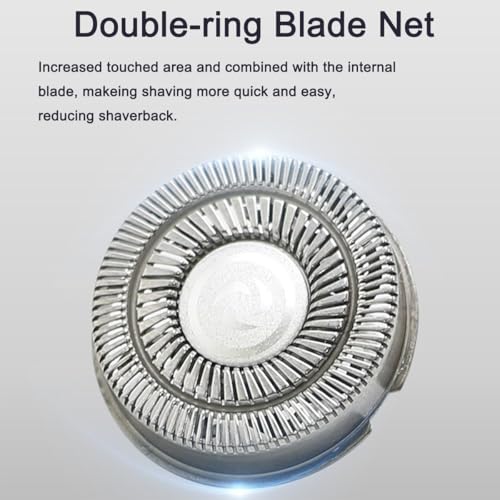8pcs Shaver Replacement Blades Compatible with Skull Shaver Pitbull, Replacement Blades Heads Compatible with Pitbull Gold Gold/Silver/Platinum Pro Shaver