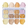 8-Color Shimmer Eyeshadow Palette - High Pigment & Waterproof