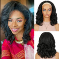 Half Wig Loose Curly Synthetic Hair for Black Women