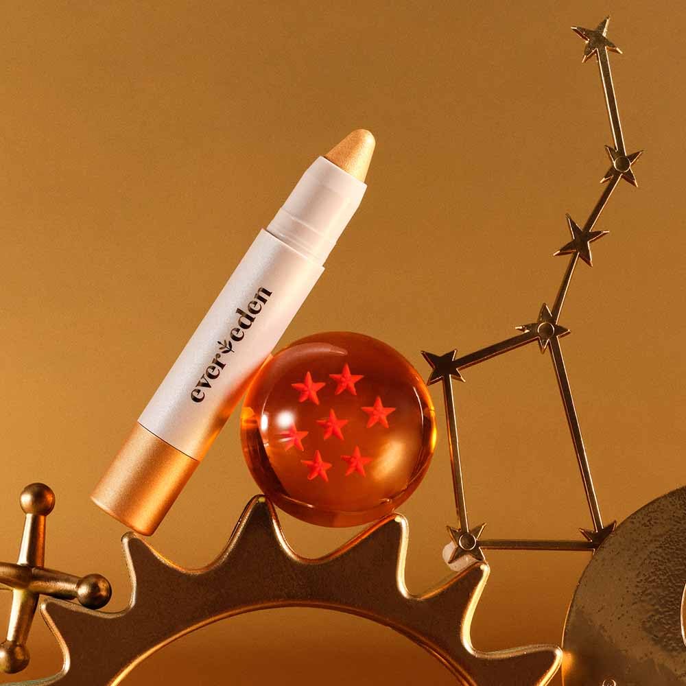 Evereden Kids Fantasy Face Crayon: Gold Shimmer - Non Toxic Kids Makeup & Multi-Purpose Face, Eye, & Lip Crayon - Clean Makeup for Kids - Vegan & Clean Makeup for Kids - Safe for Sensitive Skin