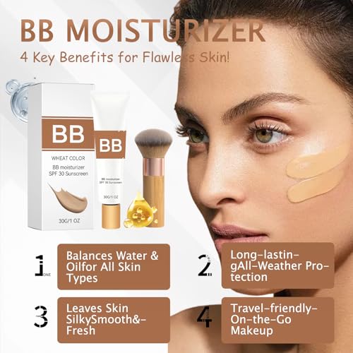 BB Blur Tinted Moisturizer SPF 30 with Brush