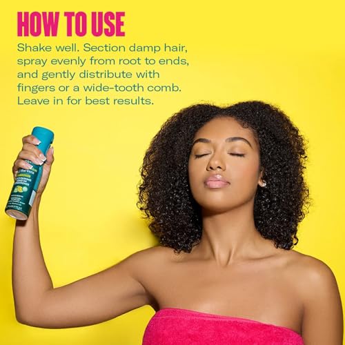 Mielle Organics Kalahari Melon & Aloe Vera Leave-In Conditioner Spray - 3-in-1 Detangler & Curl Refresher, 6.7 oz