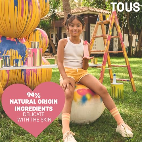 TOUS Kids Citrus Eau de Toilette for Girls, Fresh Floral & Fruity 3.4 Fl Oz