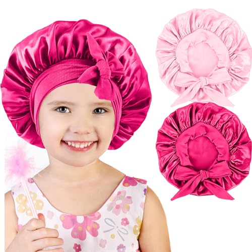 Satin Bonnet for Kids Hair Protection | Silk Sleep Cap