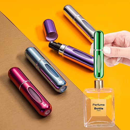 Yamadura 5ml Refillable Perfume Atomizer Bottles, 4-Pack