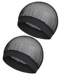 Black Hair Net with Wide Elastic Band for Sleeping