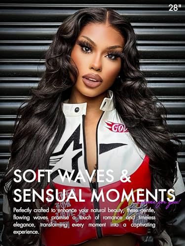 LUVME HAIR 14" Body Wave Lace Front Wig Human Hair 13x4