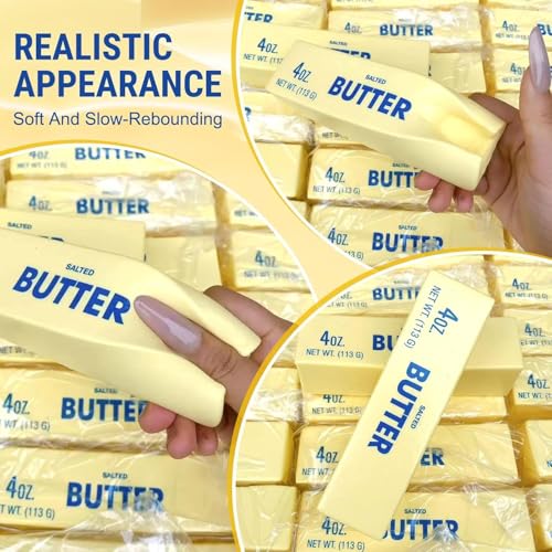 2pcs Soft Butter Squishy Stress Relief Toys - Slow Rising Fidget