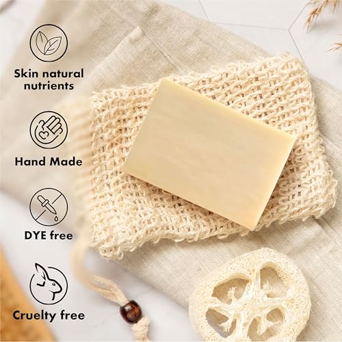 Olive Oil Soap Bar - Handmade 100% Pure Natural & Vegan (5 Bars)