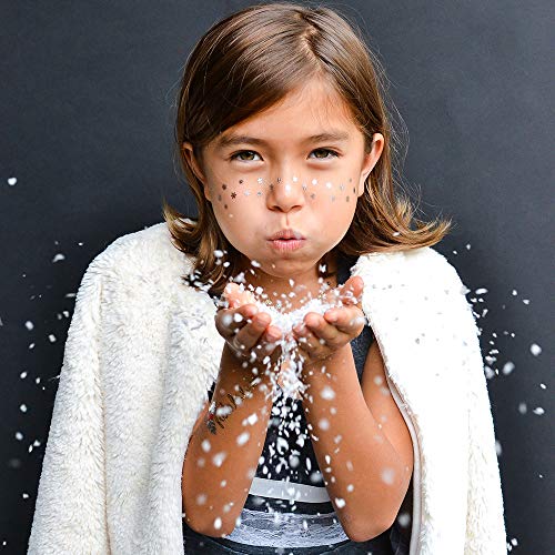 Snowflake Freckles Metallic Flash Tattoos Set of 10